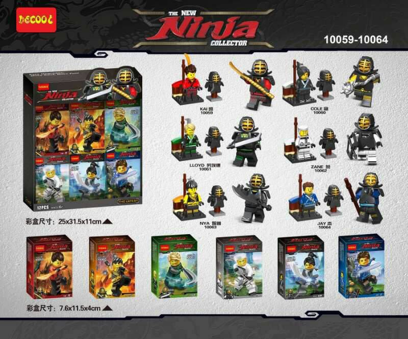 เลโก้จีน Decool.10059-10064 ชุด Ninja Go