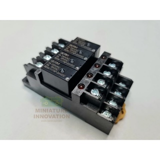 Relay Coil 24VDC สำหรับงานอุตสาหกรรม (4 Channel-สีดำ)