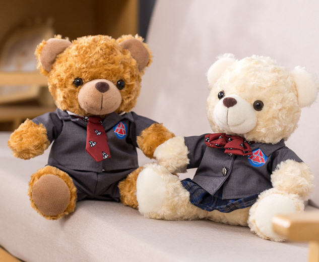 รับผลิต,ตุ๊กตาหมีปักโลโก้,ตุ๊กตาหมี,ตุ๊กตาหมีของขวัญ,โรงงานผลิตตุ๊กตาหมี,ของขวัญ,ของแจก,25cm