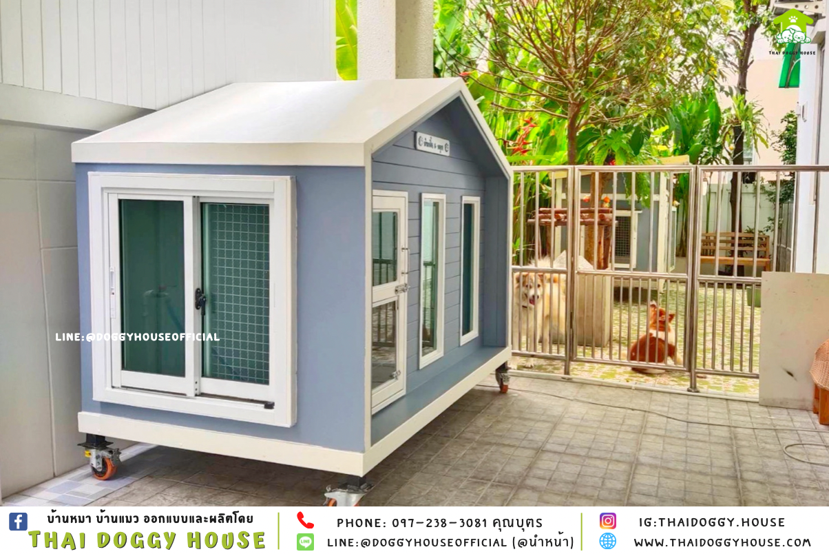 บ้านหมา รองรับการติดแอร์ แบบบ้าน 𝑵𝒐𝒓𝒅𝒊𝒄 𝒔𝒕𝒚𝒍𝒆