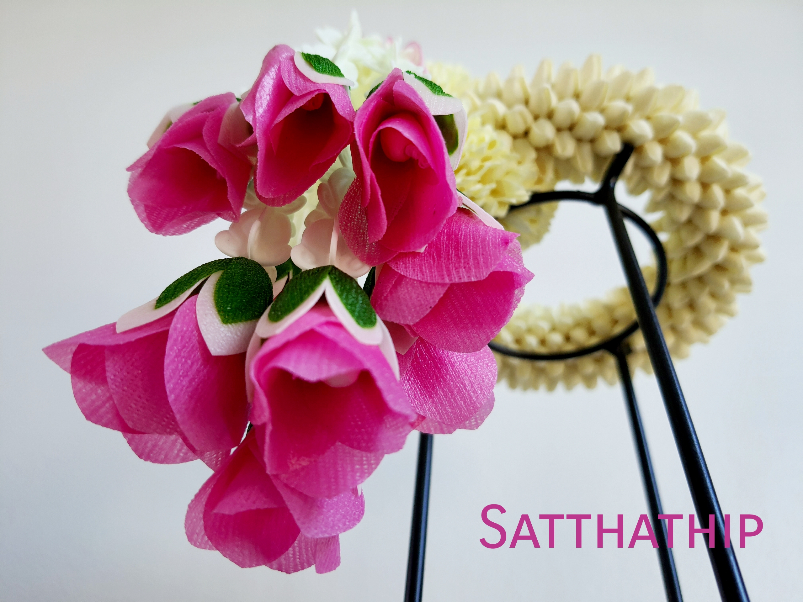 พวงมาลัยดอกมะลิ - พวงมาลัยดอกมะลิประดิษฐ์ - พวงมาลัยประดิษฐ์