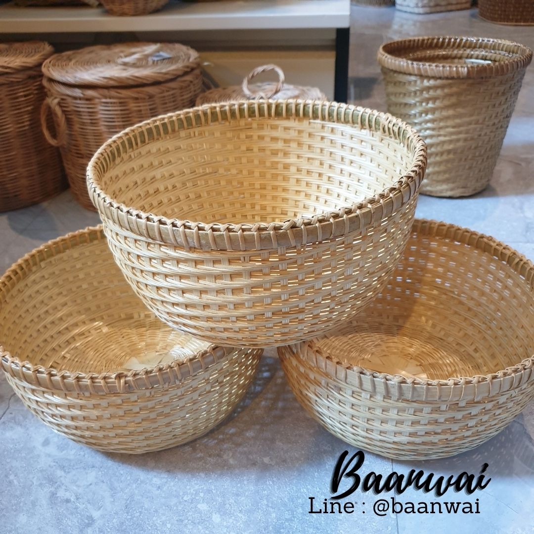 กระบุงไม้ไผ่ ขนาด 11 นิ้ว