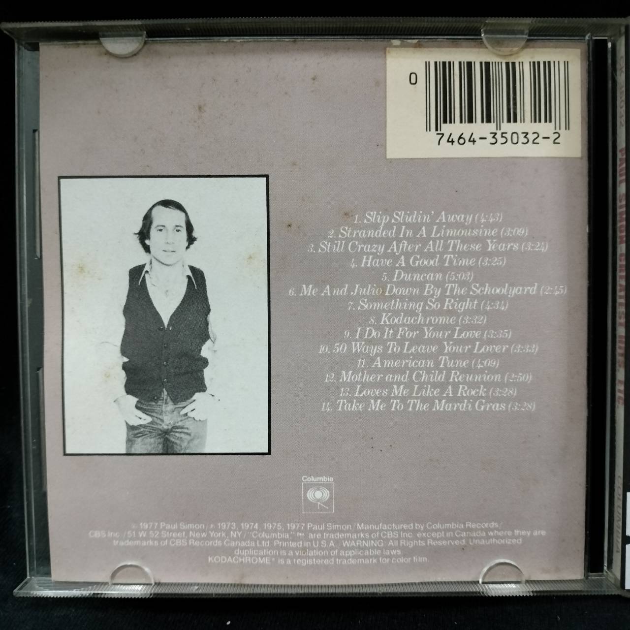 Paul Simon – Paul Simon Greatest Hits, Etc. / USA / ปกในมีจุดเหลือง / มีรอยบ้าง