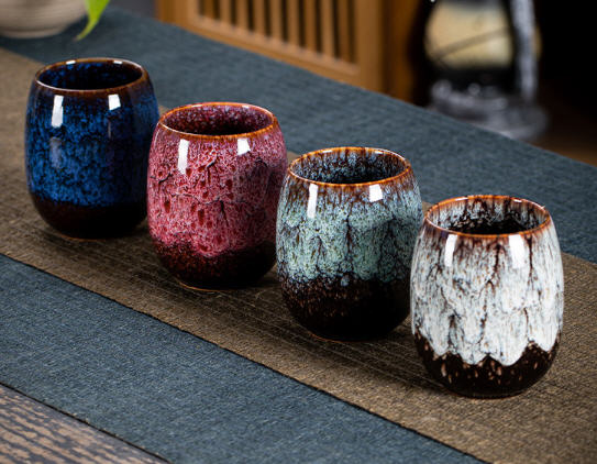 ชุดของขวัญปีใหม่,ชุดแก้วชา,ชุดแก้วชา(4ชิ้น)