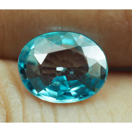 เพทาย (Blue Zircon) 1.40 กะรัตสีฟ้า