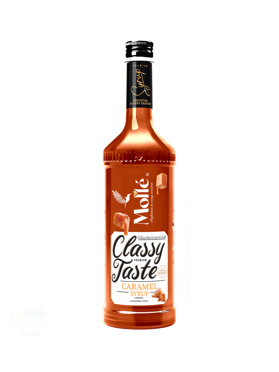 Molle Caramel Syrup โมลเล่ น้ำเชื่อมกลิ่นคาราเมล 710 ml. (05-9154)