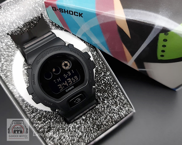CASIO G-SHOCK นาฬิกาข้อมือ นาฬิกากันน้ำ นาฬิกาของแท้ ประกันศูนย์ CMG 1 ปี DW-6900BBA-1STCR ดำ
