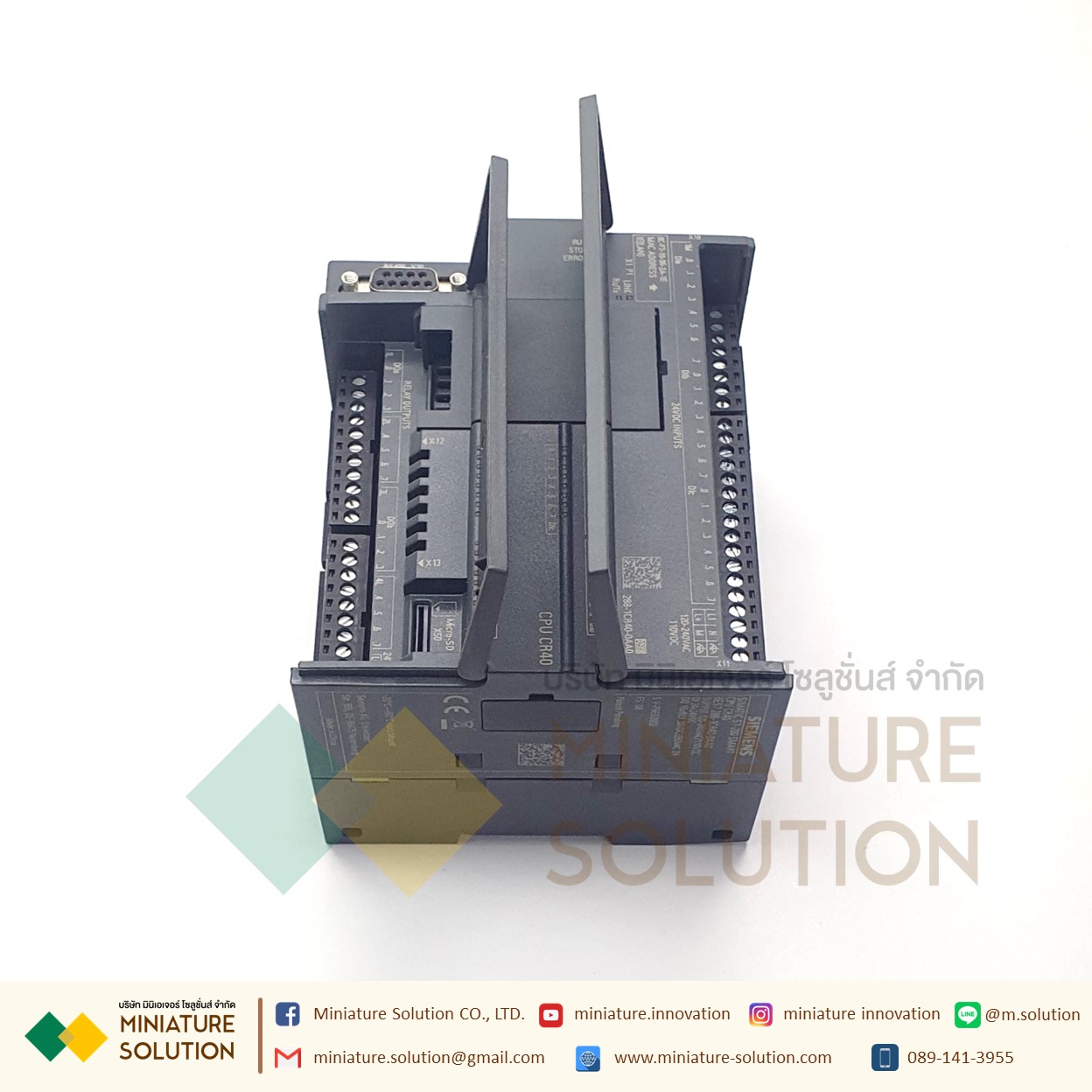 ซีเมนต์ SIMATIC S7-200 SMART PLC CPU SR20 SR30 SR40 ST20 ST30 CR20 SIEMENS analog module AE04 AE08 AM03 AM06 SB CM01 AQ01 AE01 (CR40)
