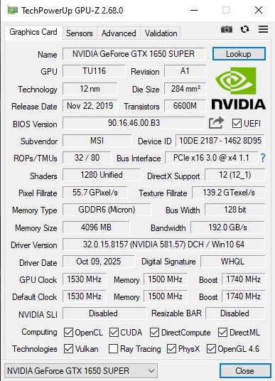 PC ประกอบ Ryzen 5 3600 / GTX 1650Super / RAM 16GB / M.2 256GB