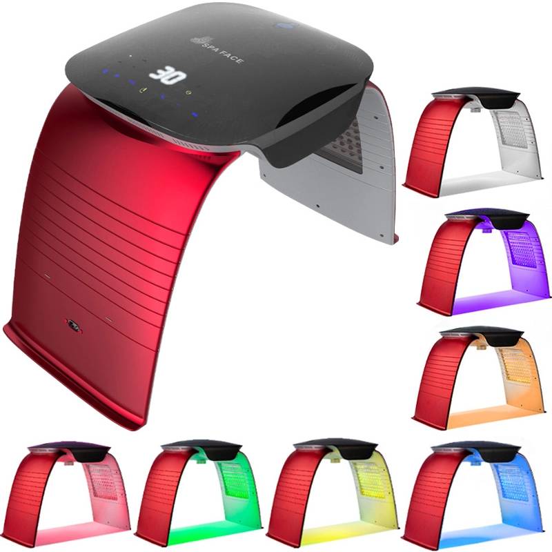 LED 7 color & Steamer เครื่อง LED พร้อมโอโซน oxygen แสงโปรตอน 7 สี
