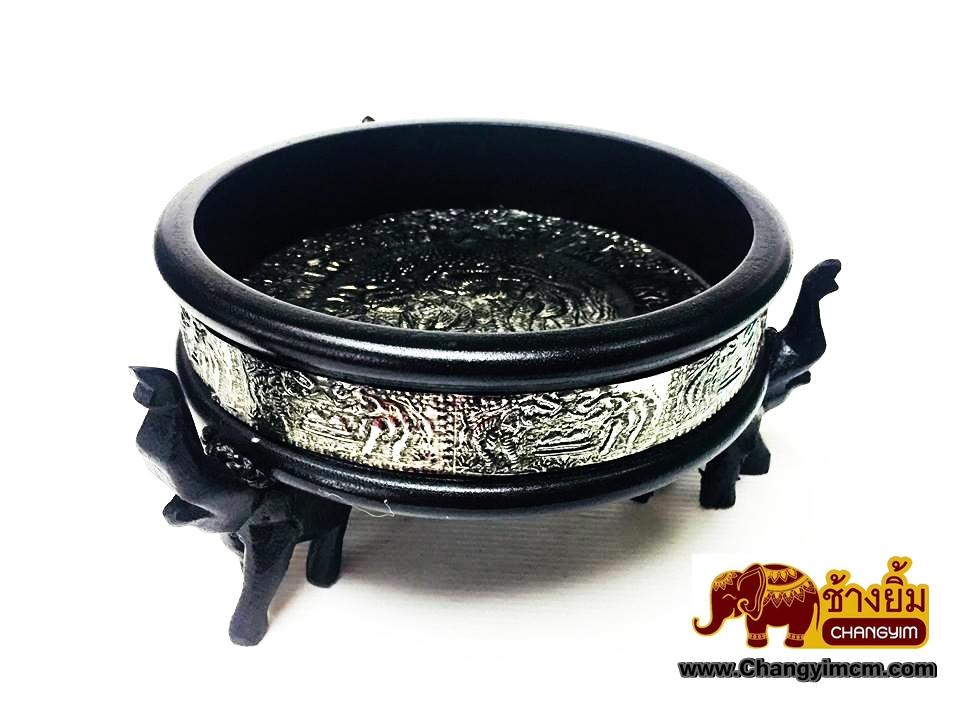 ที่เขี่ยบุหรี่ช้างชูงวง ( มีฐาน )