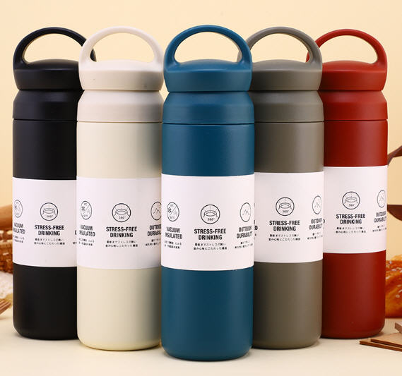กระบอกน้ำสแตนเลส,มีหูหิ้ว,กระบอกน้ำสแตนเลสเก็บความเย็น,กระบอกน้ำ,350ml,500ml,สินค้าขายดี