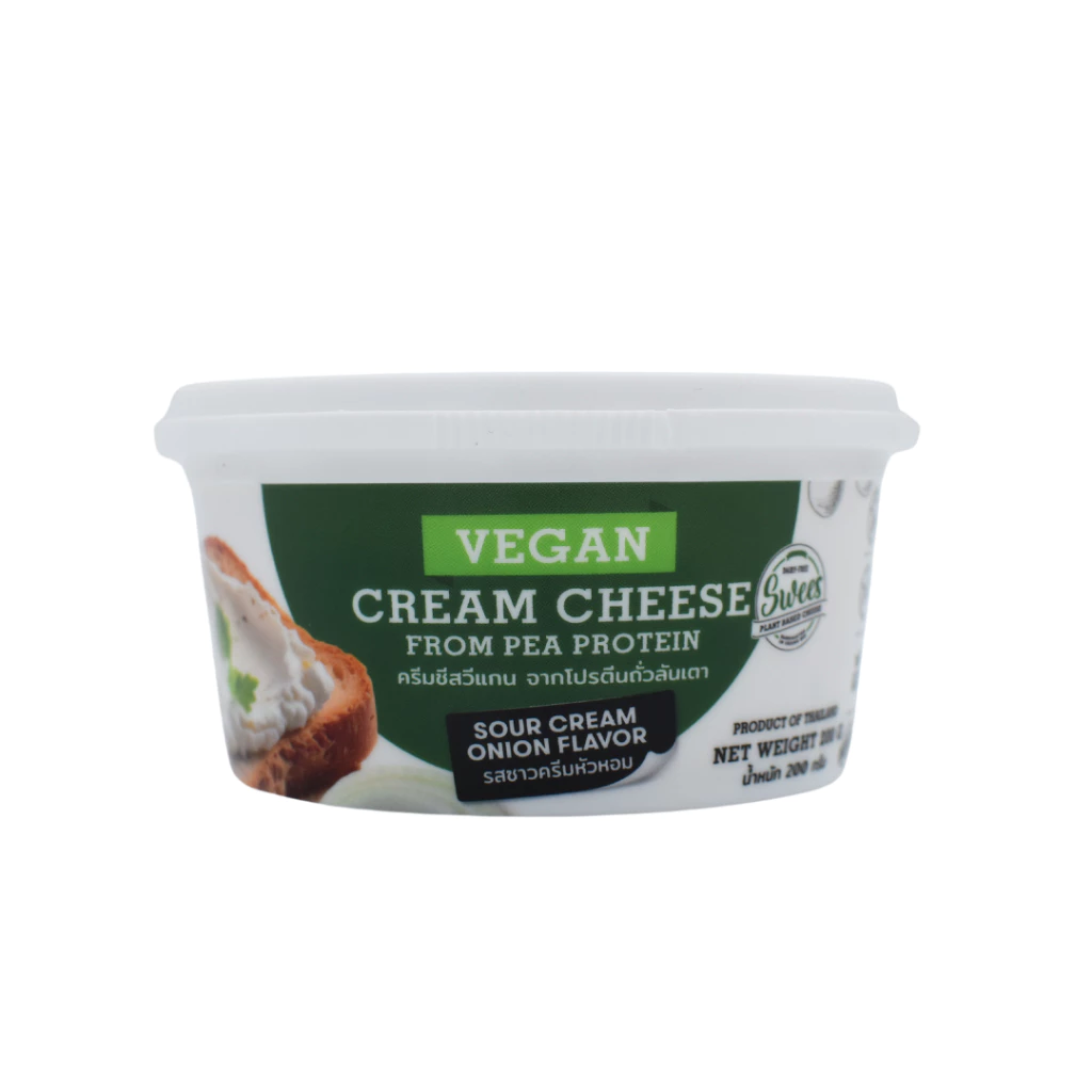 Swees Vegan Cream Cheese Sour Cream Onion Flavor 200 g. (chilled) (02-8791)