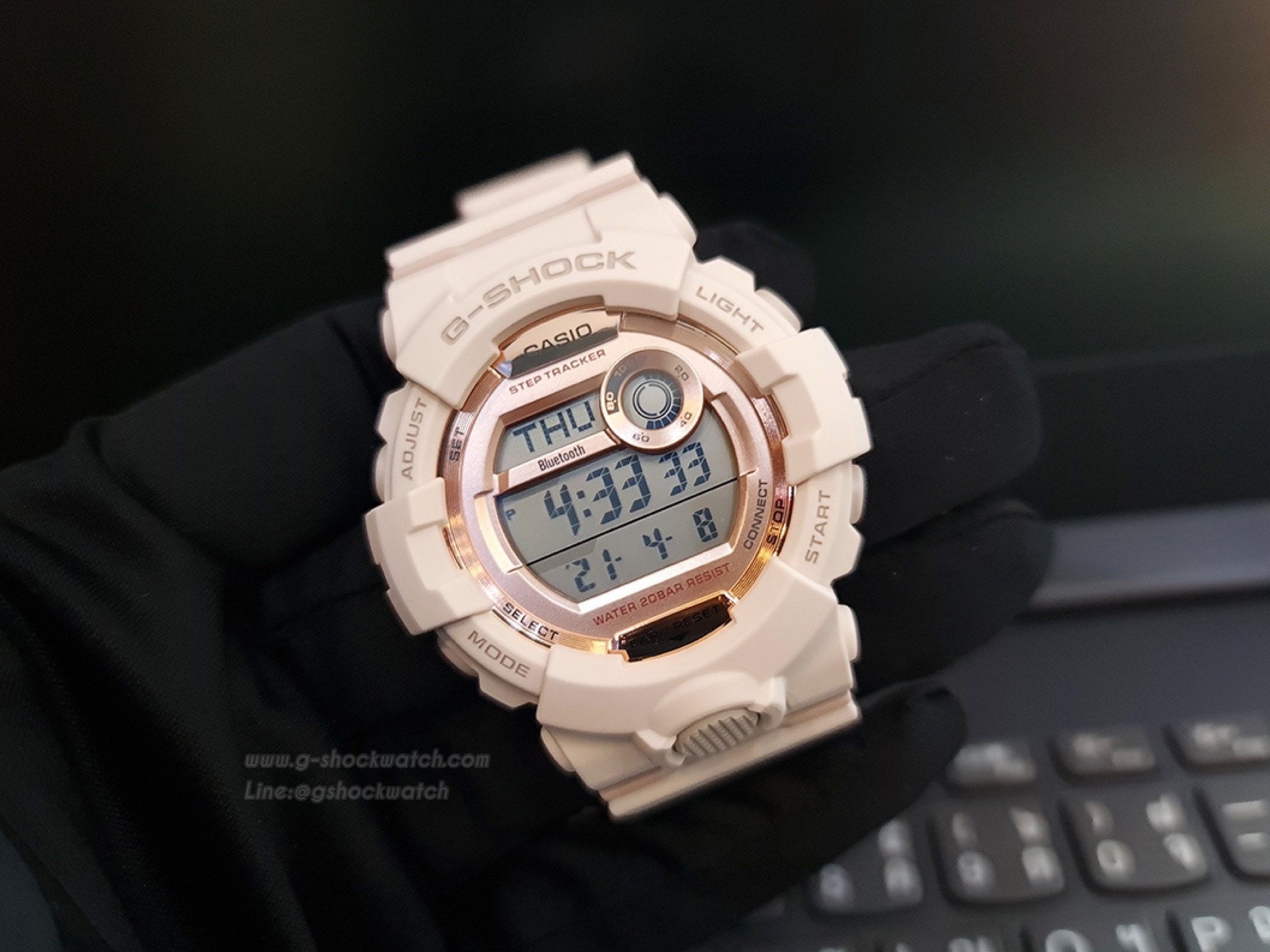 CASIO G-SHOCK นาฬิกาข้อมือ นาฬิกากันน้ำ นาฬิกาของแท้ ประกันศูนย์ CMG 1 ปี รุ่น GMD-B800-4D