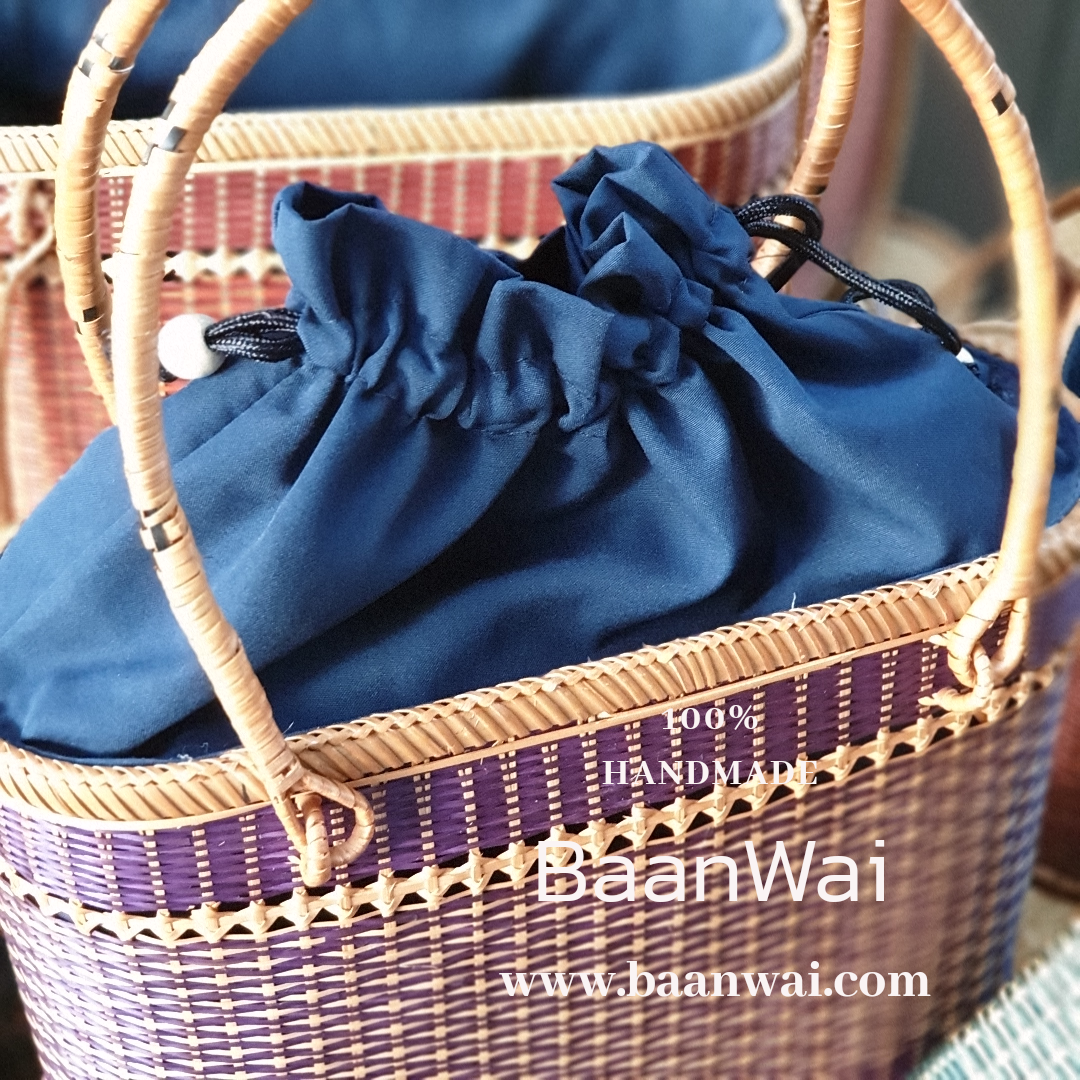 กระเป๋าถือไม้ไผ่ กระเป๋าสาน งานเกรด A