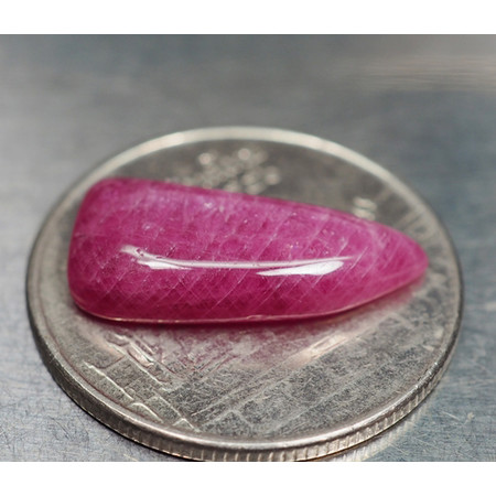 พลอยทับทิมแท้ (Ruby) 5.25 กะรัตสีแดงชมพู
