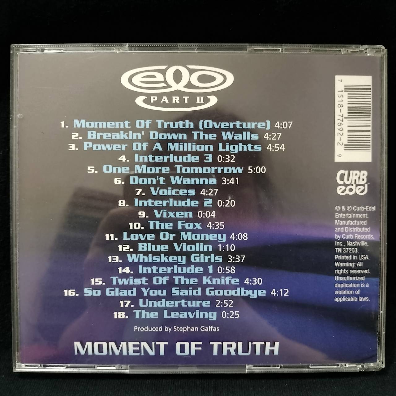 Electric Light Orchestra Part II – Moment Of Truth / USA / แผ่นสภาพนางฟ้า