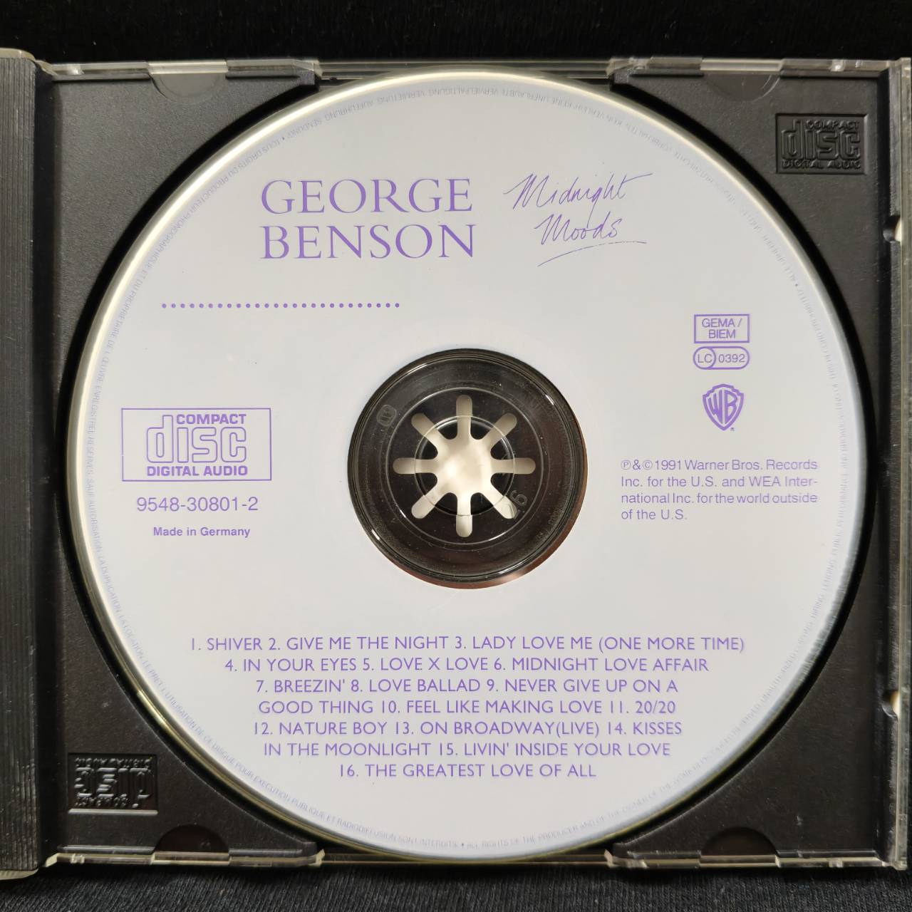 George Benson – Midnight Moods / GERMANY / แผ่นดี
