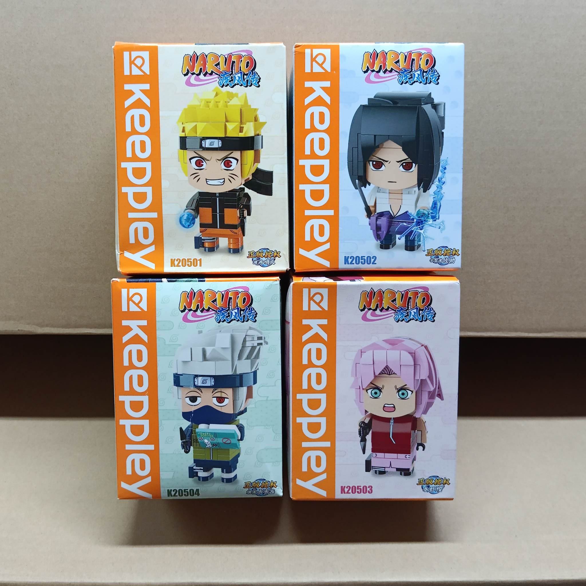 เลโก้จีน Keeppley K20501-K20504 ชุด Brick Head Naruto
