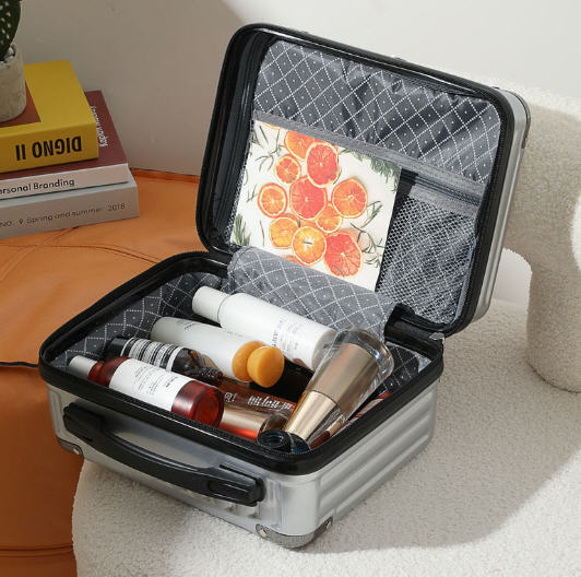 กระเป๋าเดินทาง,กระเป๋าเดินทาง14นิ้ว,กระเป๋าใส่เครื่องสำอาง,สกรีนโลโก้