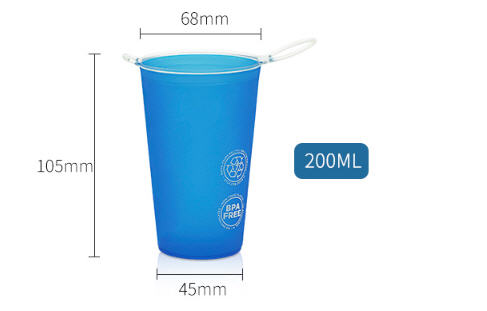 แก้วพับได้,แก้วน้ำพับได้,แก้วน้ำพกพา,แก้วน้ำเดินป่า,200ml