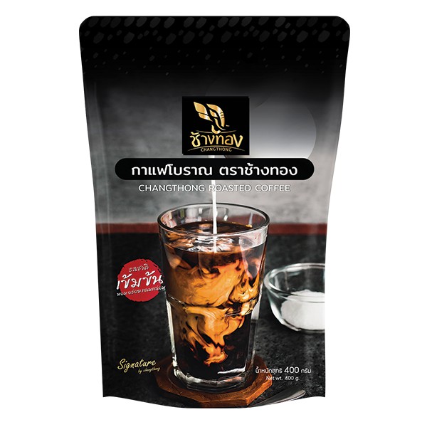 กาแฟ โบราณตราช้างทอง สูตรพิเศษ 400 กรัม (ยกลัง 400 g. x 12)(LSI) (05-5921-11)