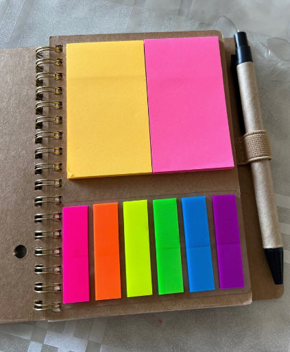 สมุดโน้ต,สมุดโน้ตรักษาสิ่งแวดล้อม,สกรีนโลโก้,สมุดโน้ตโพสอิท