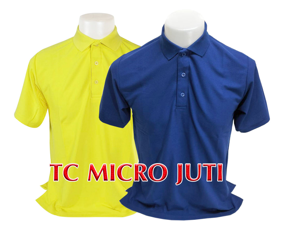 เสื้อโปโลชาย เสื้อโปโลสีน้ำเงิน เสื้อโปโลสีเหลือง ปกไม่มีลาย แขนปล่อย