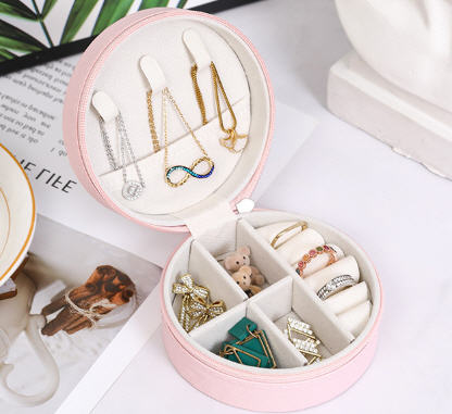 กล่องเก็บเครื่องประดับ,กล่องใส่เครื่องประดับ,กล่องทรงกลมใส่เครื่องประดับ