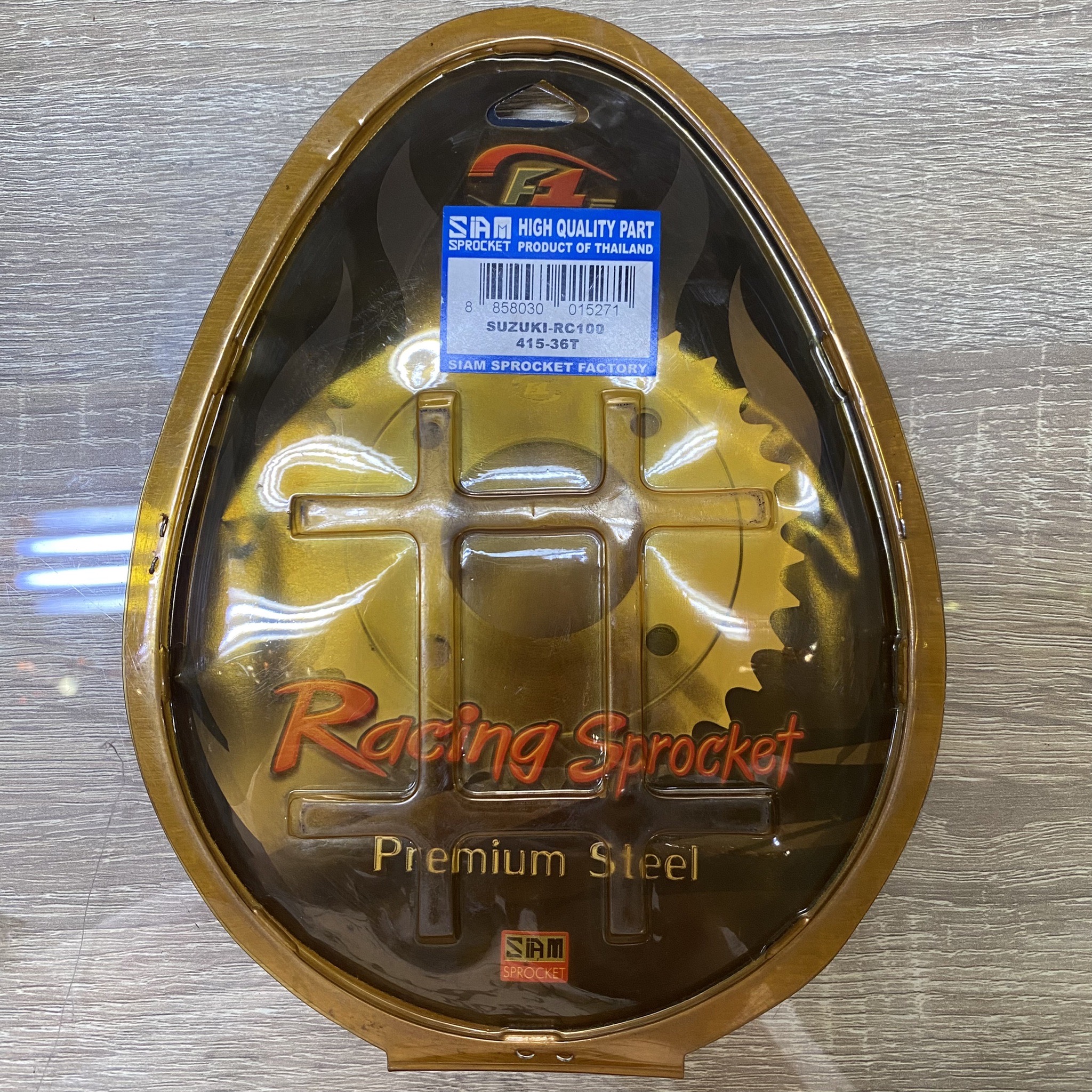 🛑อะไหล่เทียมเทียบแท้ 8858030015271 สเตอร์หลัง SUZUKI RC100 415-36T