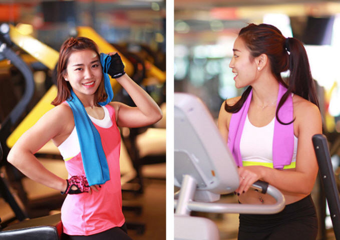 ผ้าเช็ดเหงื่อ,ผ้าซับเหงื่อ,ผ้าซับเหงื่อสำหรับออกกำลังกาย