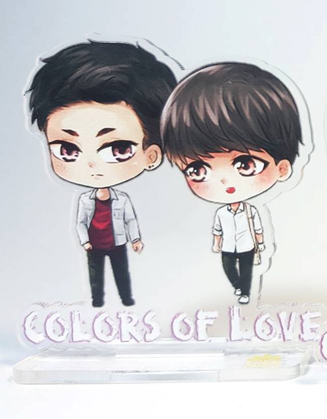 [Pre Order] สแตนดี้อะคริลิก COLORS OF LOVE (สีดำ) แบบนัดรับ