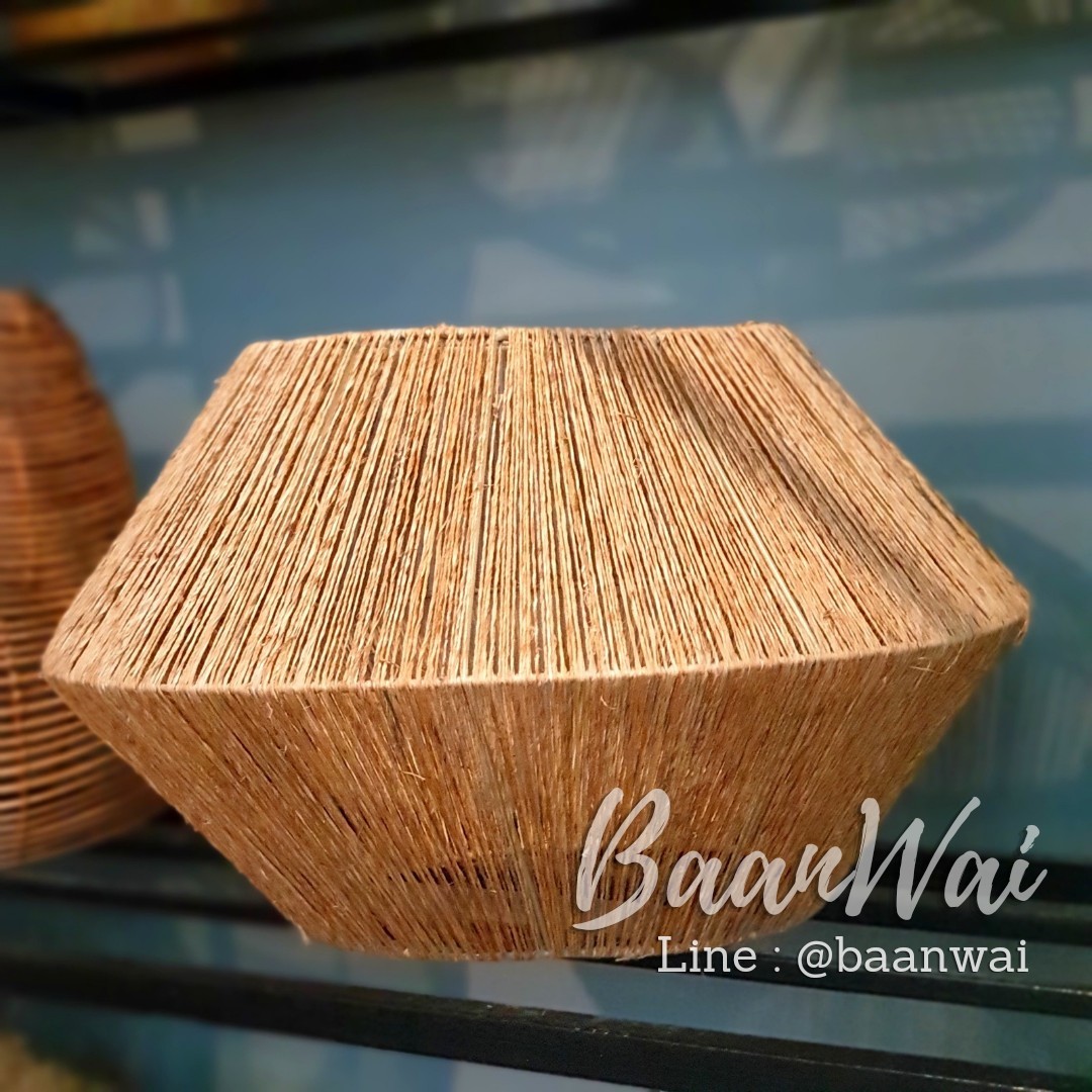 โคมไฟเชือก โครงเหล็ก