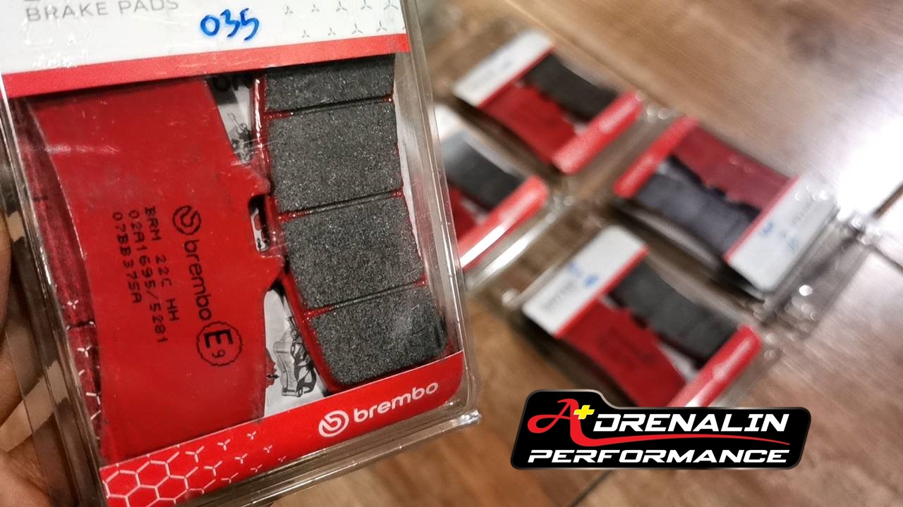 ผ้าเบรคหน้า Brembo สำหรับ ปั๊ม M4 M50 GP4 Stylema เกรด sinter