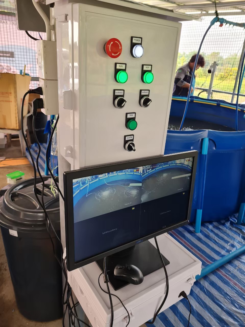 ติดตั้งระบบควบคุมปลาดุก x มหาวิทยาลัยเทคโนโลยีราชมงคลสุวรรณภูมิ