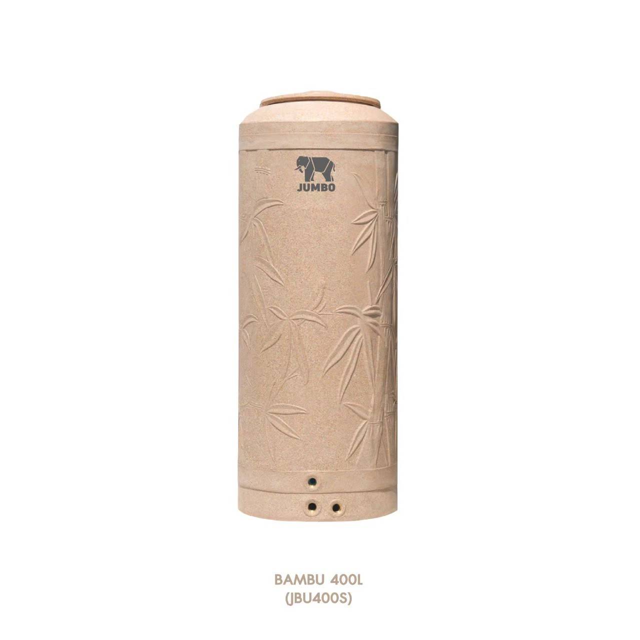 ถังเก็บน้ำบนดินPE จัมโบ้ BAMBU ขนาด 400 ลิตร รุ่น JBU-400S **แถมลูกลอยฟรี**