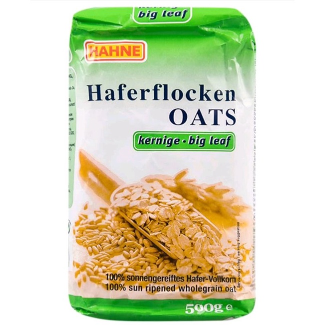 ข้าวโอ๊ตหยาบ ตรา Hahne Big Leaf Oats 500 g. (05-2360)