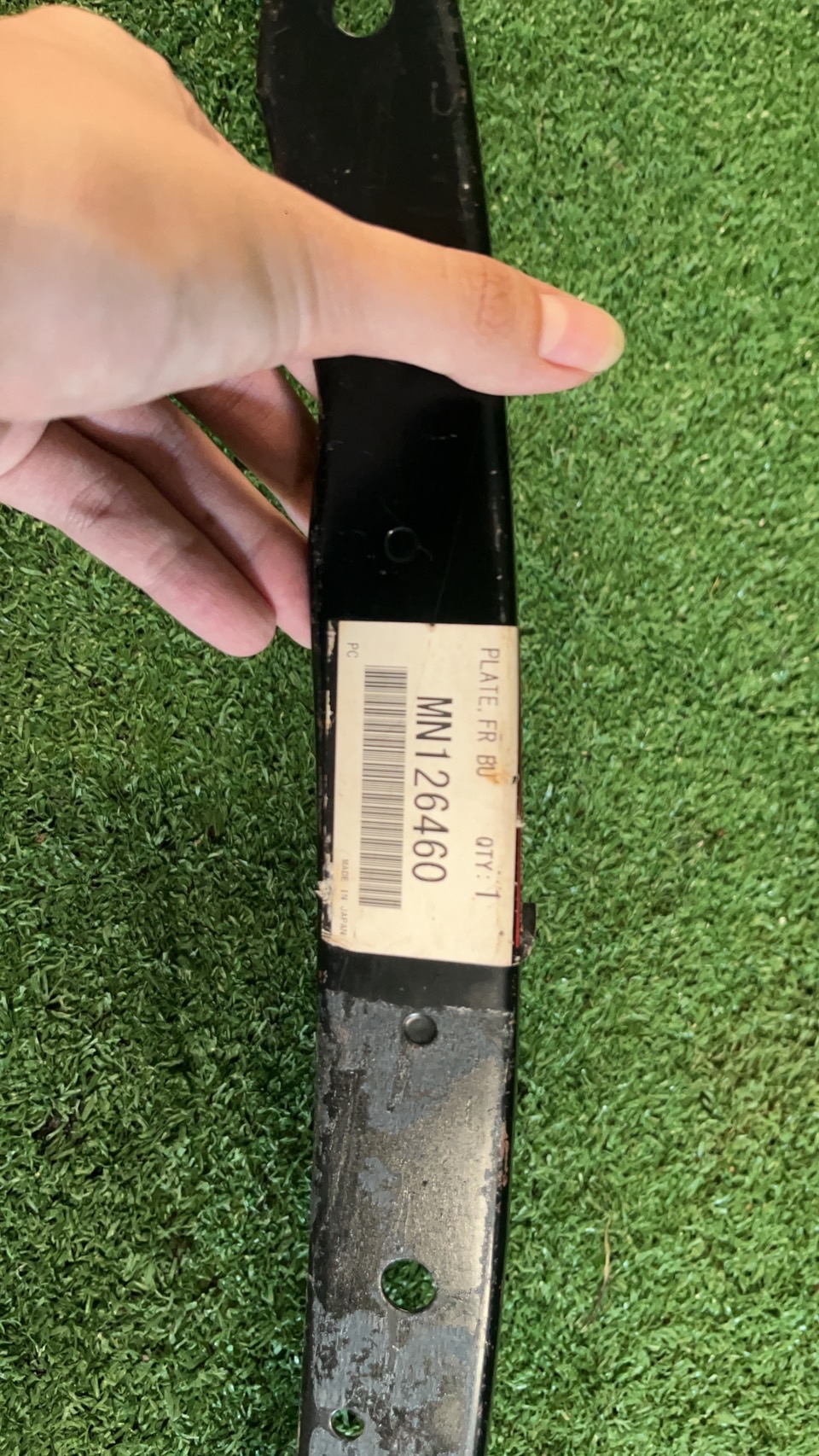 เหล็กยึดไฟหน้า L Mitsubishi Lancer 2004-07