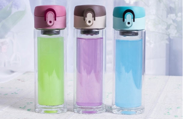 กระบอกน้ำแก้ว,กระบอกน้ำ,กระบอกน้ำพร้อมที่กรองชา