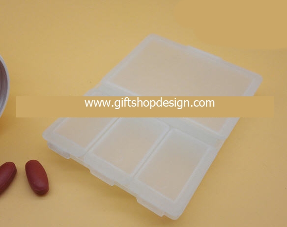 กล่องใส่ยาพกพา,กล่องใส่ยา4ช่อง,สินค้าพรีเมี่ยม