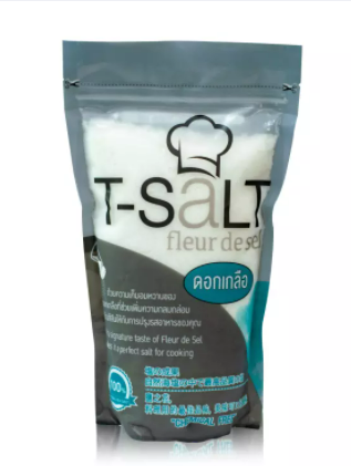 ดอกเกลือทะเล ตรา T-Salt Natural Fleur de Sel ขนาด 600g. (05-7636)