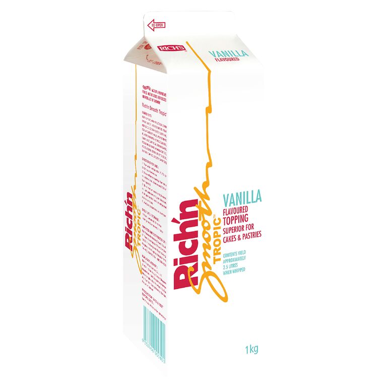 วิปปิ้งครีม ริชส์ Rich's Smooth Tropic 1kg. (02-0100)(สินค้าแช่แข็ง)