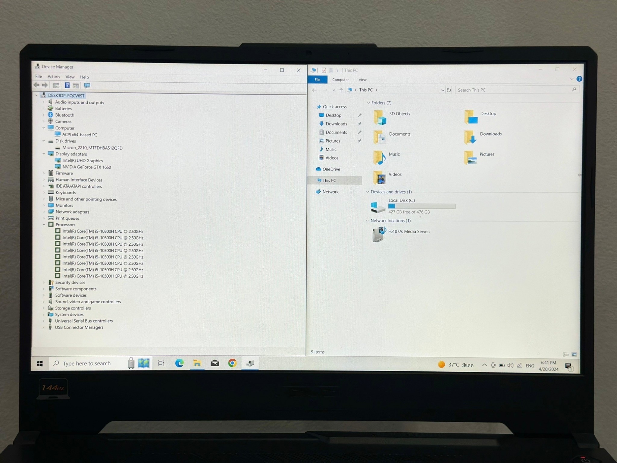 Asus TUF Gaming F15 FX506LH-HN002T (Gray)