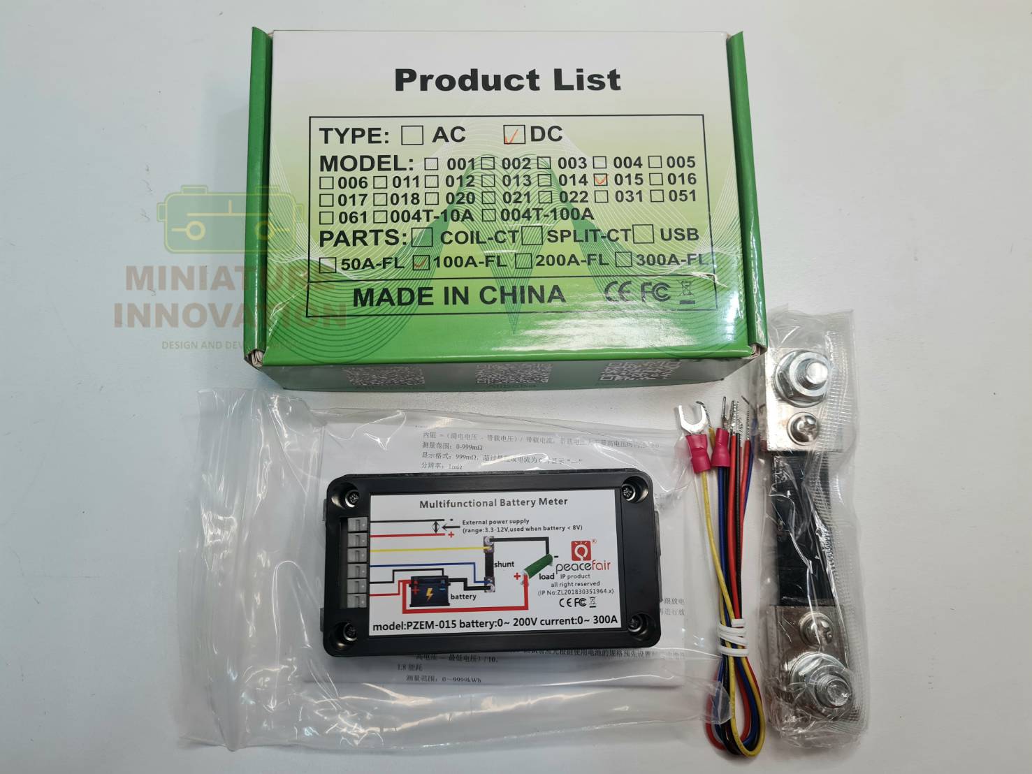 PZEM-015 MODBUS PZEM-015 DC ดิจิตอลมิเตอร์ 100A 80-260V โวลท์ แอมป์ วัตต์ พลังงานไฟฟ้า port Split CT รุ่น PZEM-015