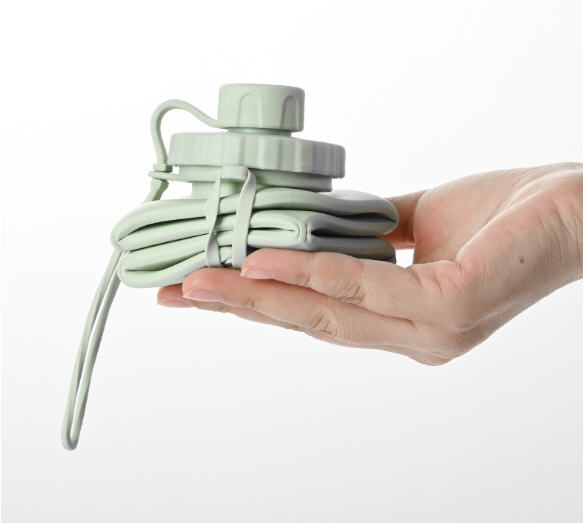 ที่ใส่น้ำซิลิโคน,กระบอกน้ำซิลิโคนพับได้,600ml