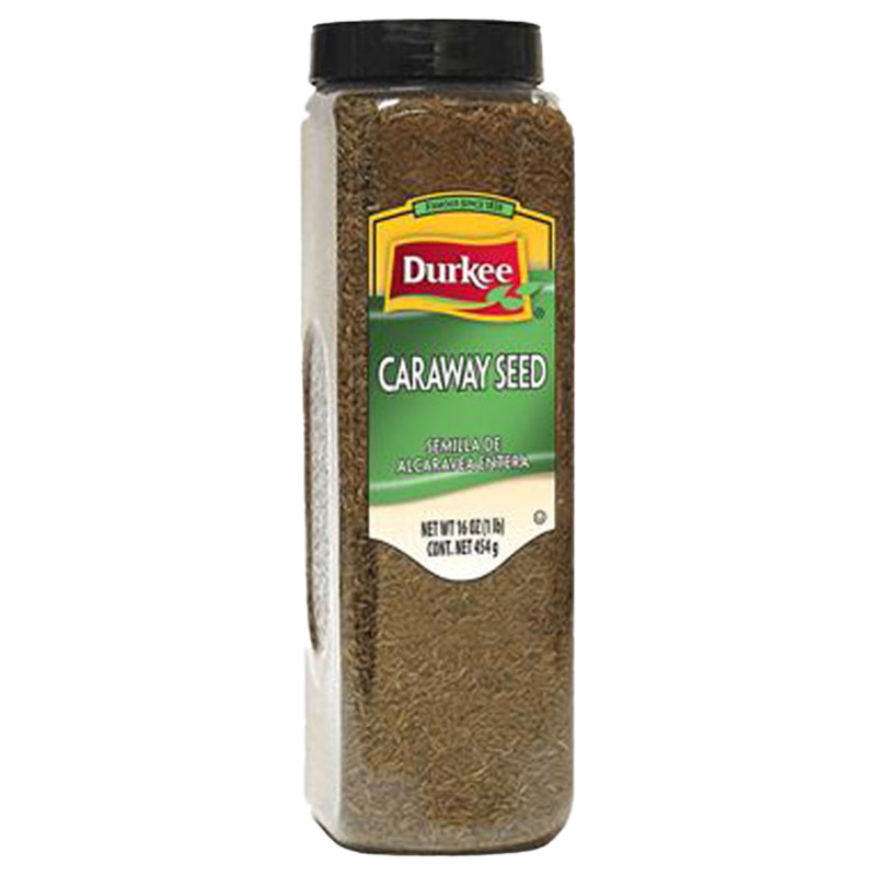 Caraway Seeds 'Durkee' 454g. เมล็ดคาราเวย์ (เทียนข้าวเปลือก)ตราเดอร์กี 454 กรัม (05-3494)