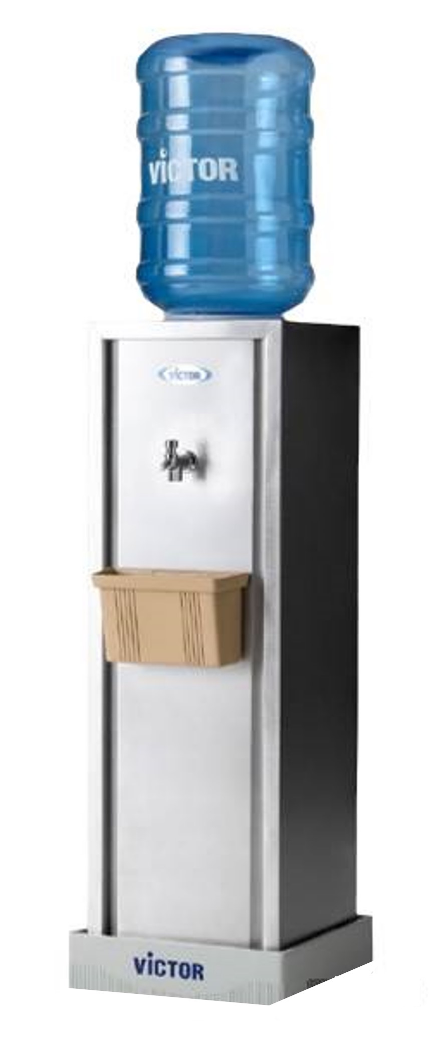 เครื่องทำน้ำเย็น สแตนเลส 1 ก๊อก Victor รุ่น VT-18A/ST **แถมถังน้ำฟรี**
