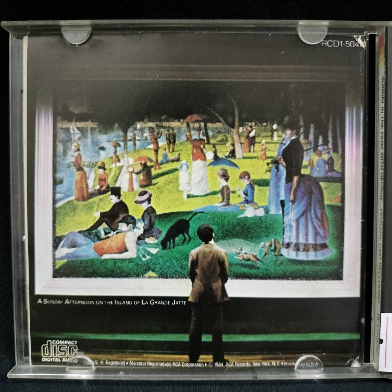 Stephen Sondheim, James Lapine – Sunday In The Park With George: A Musical / JAPAN / ปกในยับมุมเล็กน้อย / แผ่นสวย