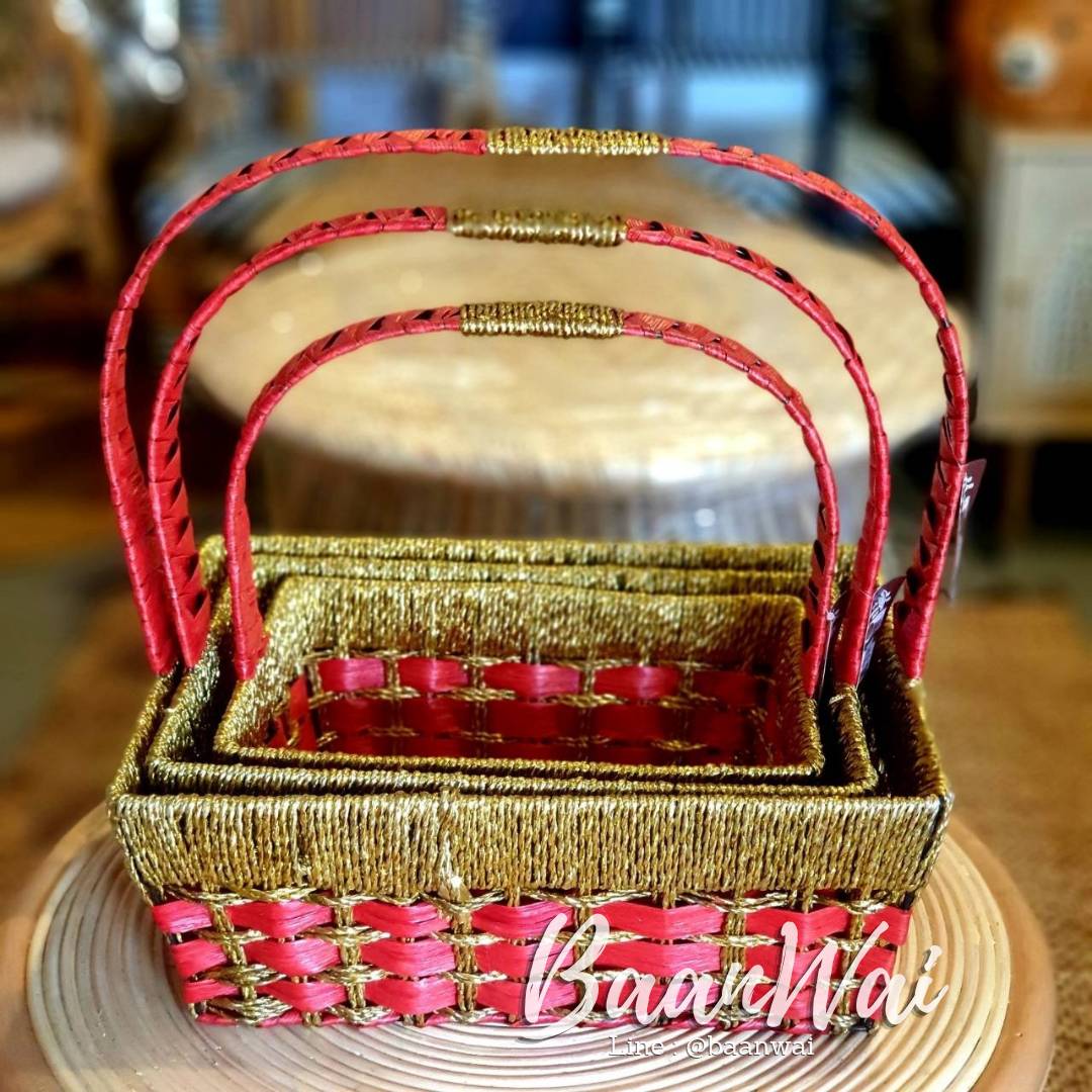 กระเช้า Code-005 VIP ทรงเหลี่ยม