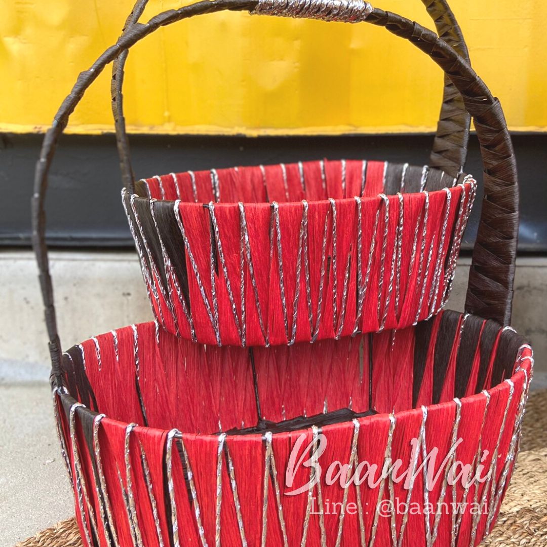 กระเช้า Code-005 VIP โครงเหล็ก ทรงรี